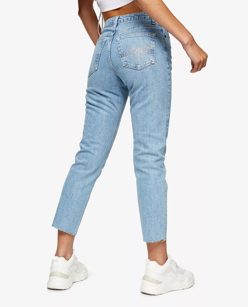 TOPSHOP - Quần jeans nữ Bleach Angel Straight