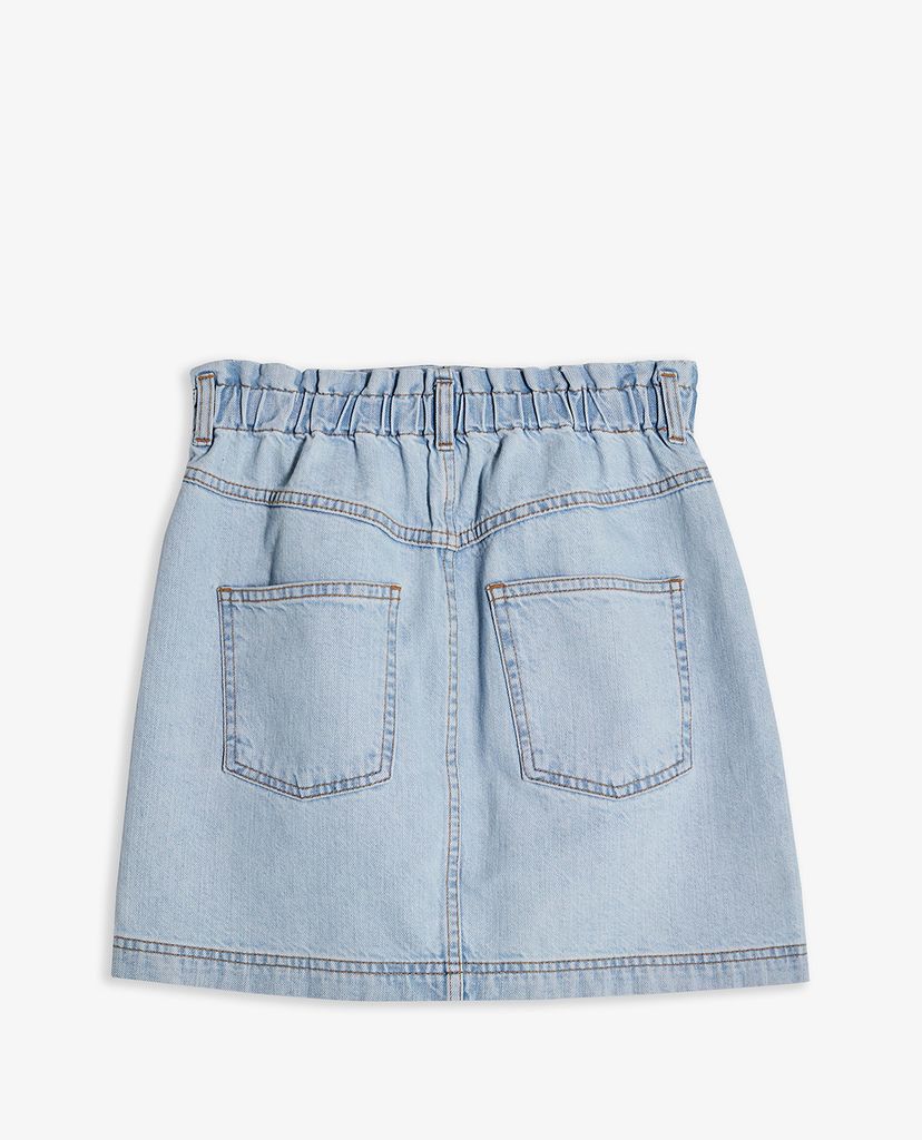 TOPSHOP - Chân váy mini denim lưng thun thời trang