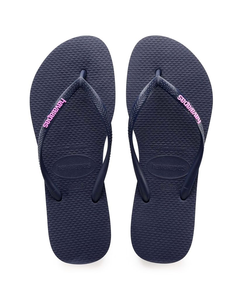 HAVAIANAS - Dép nữ Slim Logo Pop Up