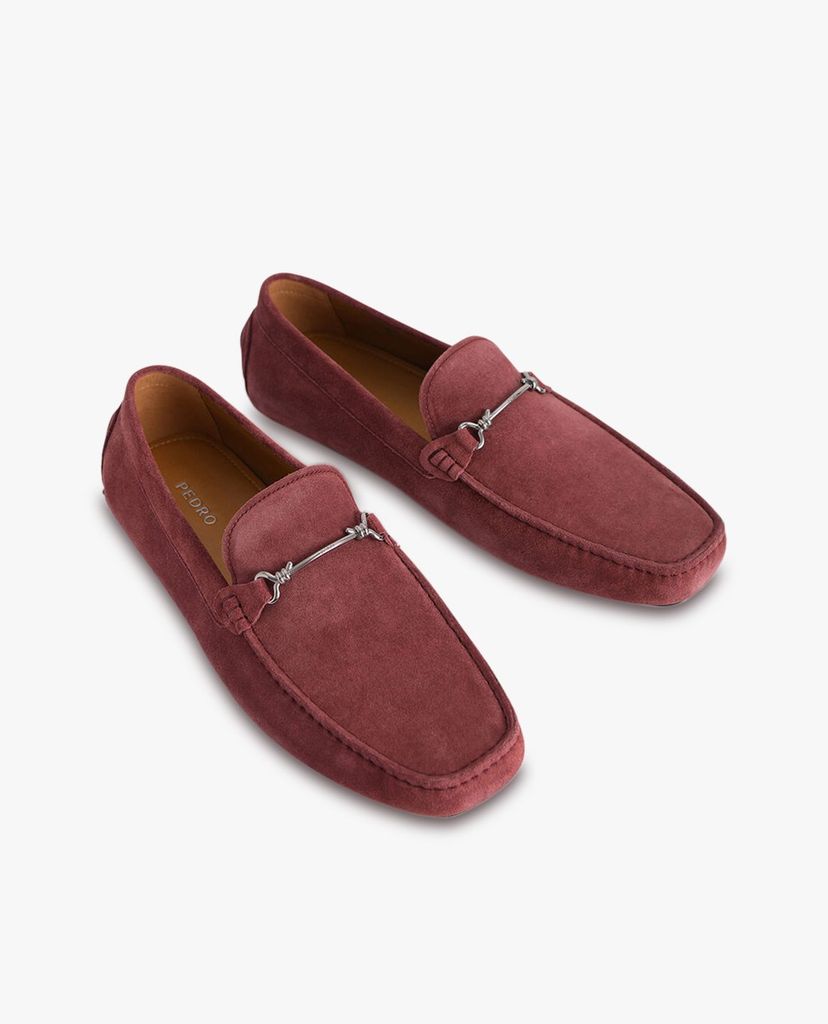PEDRO - Giày lười nam mũi vuông Bit Detailing