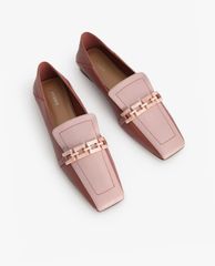 PEDRO - Giày đế bệt nữ mũi vuông Tweed Square Toe