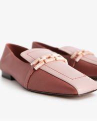 PEDRO - Giày đế bệt nữ mũi vuông Tweed Square Toe