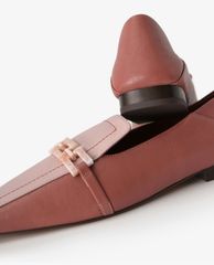 PEDRO - Giày đế bệt nữ mũi vuông Tweed Square Toe