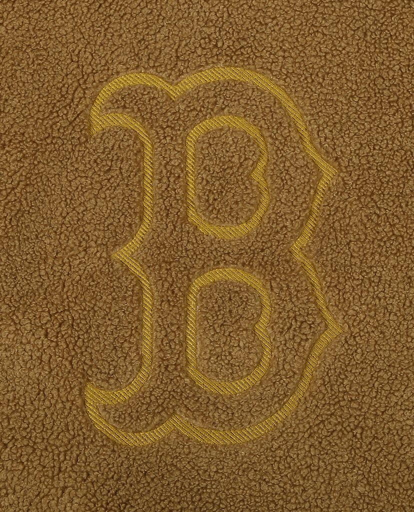 MLB - Áo khoác lông nữ cổ cao tay dài Fleece Big Logo
