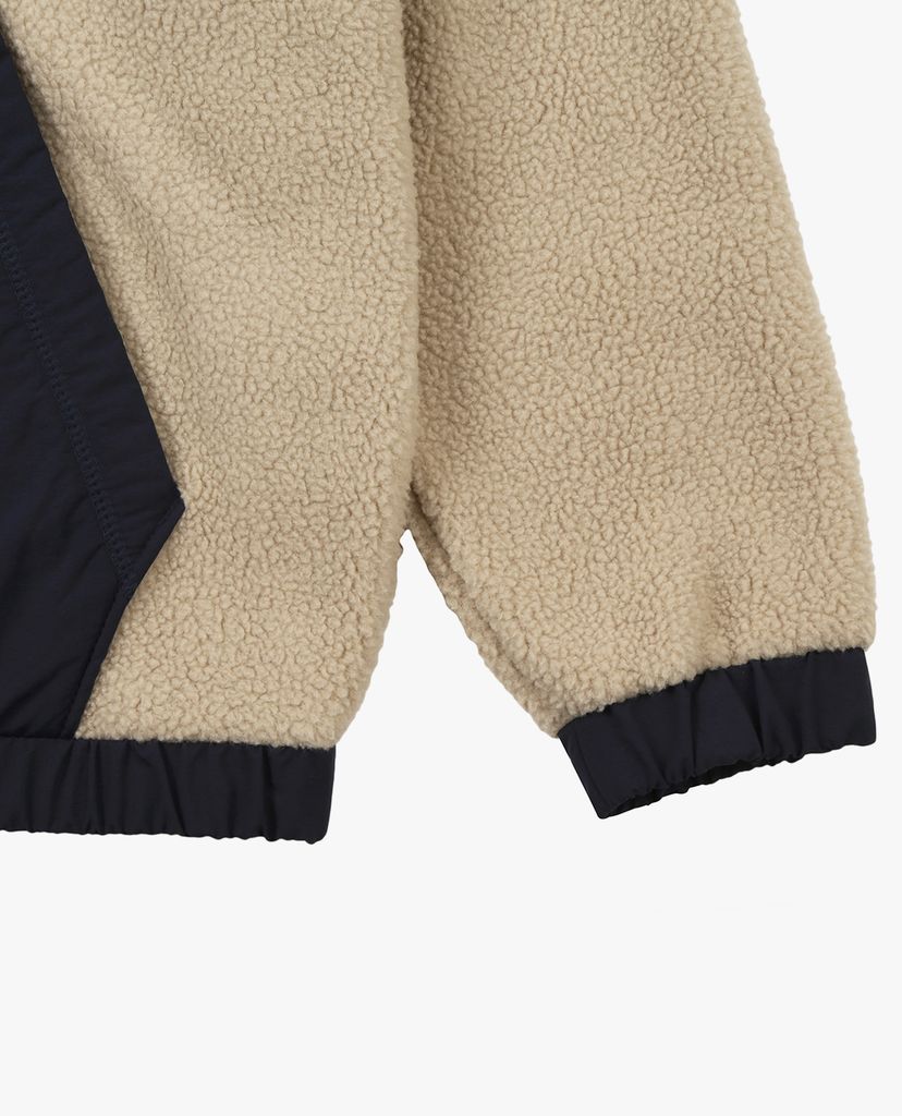 MLB - Áo hoodie tay dài phối mũ thời trang Fleece Color Contrast