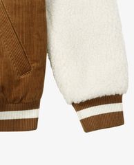 MLB - Áo khoác bomber Wool Fleece Sleeve