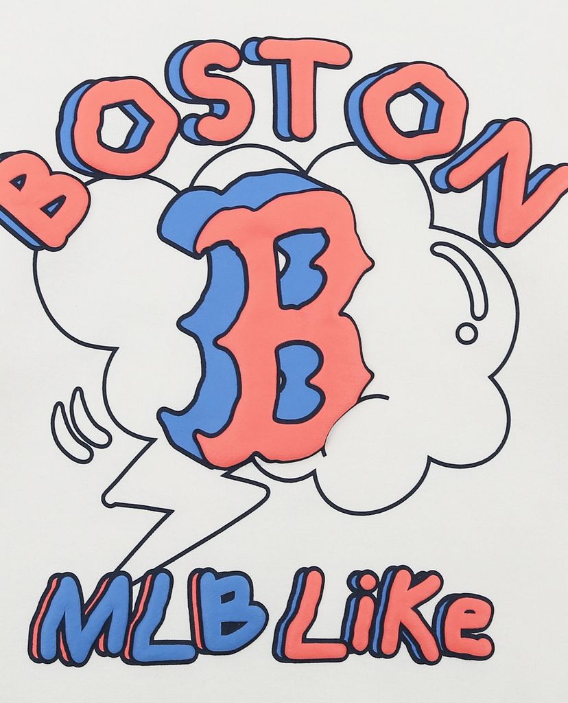 MLB - Áo sweatshirt tay dài cổ tròn LIKE Popcorn