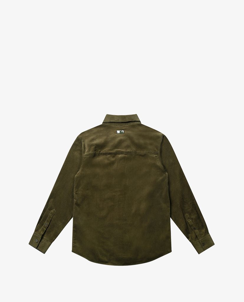 MLB - Áo sơ mi tay dài Corduroy Pocket Logo