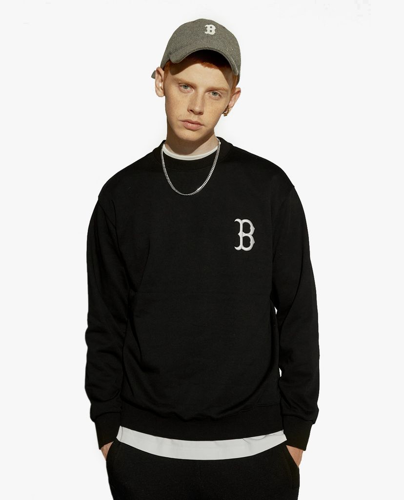 MLB - Áo sweatshirt tay dài cổ tròn Mickey
