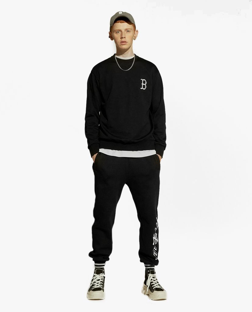 MLB - Áo sweatshirt tay dài cổ tròn Mickey