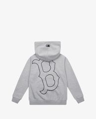 MLB - Áo hoodie tay dài phối mũ thời trang Mega Logo