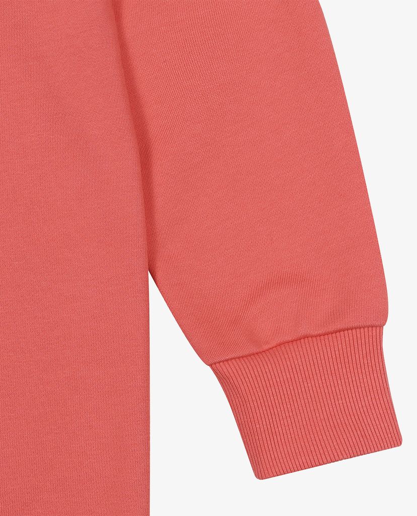 MLB - Đầm mini sweatshirt phom suông tay dài Logo Overfit