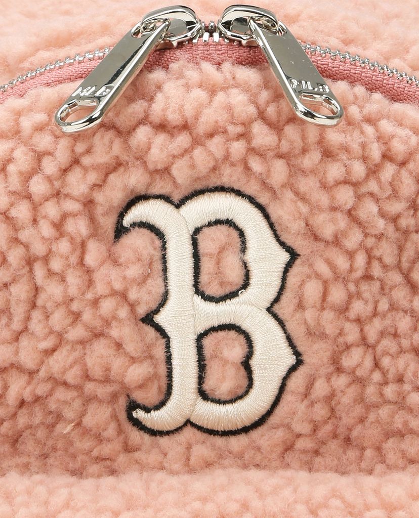 MLB - Balo dáng vuông phối lông Wool Fleece Mini