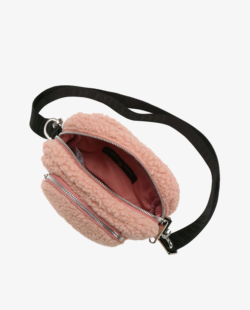 MLB - Túi đeo chéo hình vuông Wool Fleece Mini