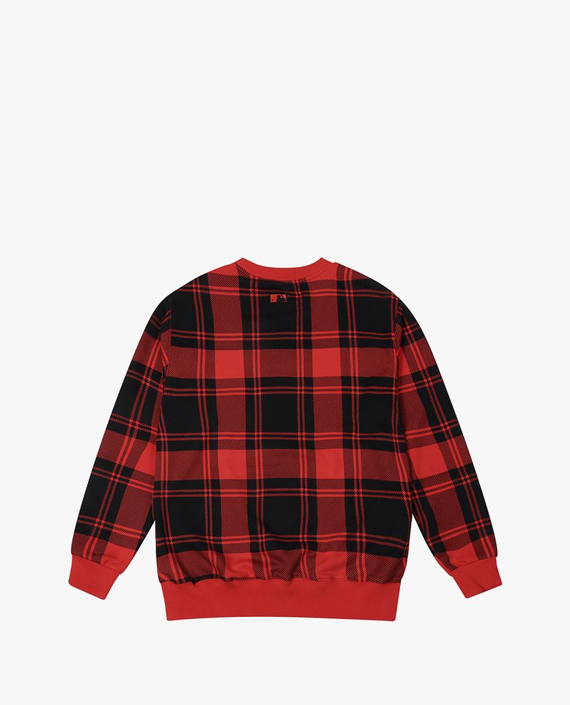 MLB - Áo sweatshirt tay dài cổ tròn Check