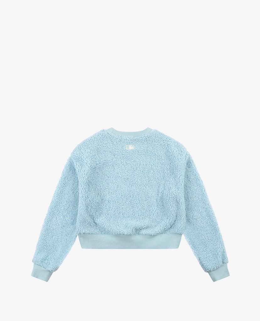 MLB - Áo sweatshirt nữ phom croptop Fleece Lined Wool