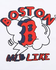 MLB - Áo thun cổ tròn ngắn tay LIKE Popcorn