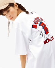 MLB - Áo thun cổ tròn ngắn tay LIKE Popcorn