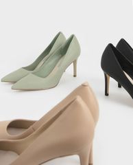 CHARLES & KEITH - Giày cao gót mũi nhọn Pointed Toe Pumps
