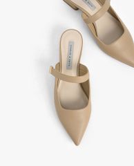 CHARLES & KEITH - Giày mules mũi nhọn Mary Jane
