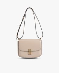 CHARLES & KEITH - Túi đeo vai nữ chữ nhật Metallic Push Lock