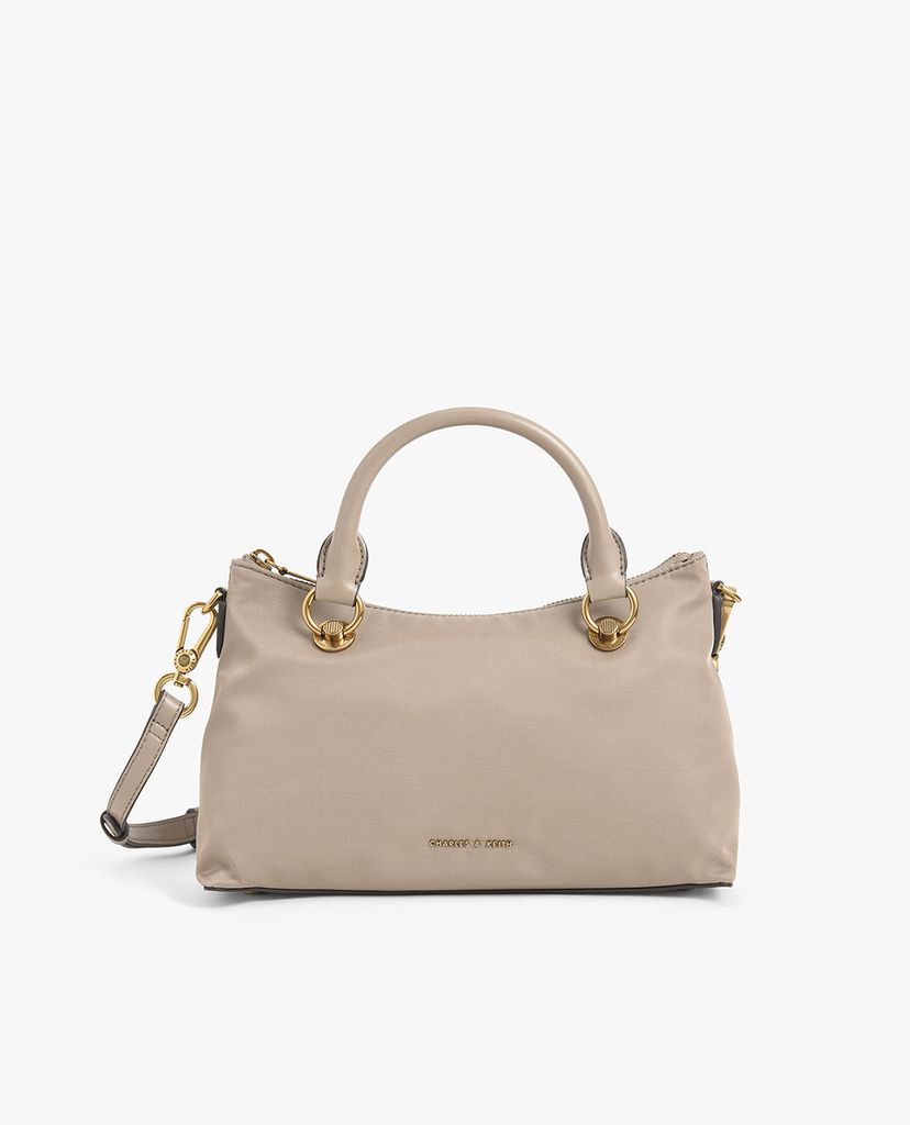 CHARLES & KEITH - Túi đeo vai nữ chữ nhật Double Handle