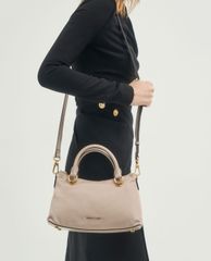 CHARLES & KEITH - Túi đeo vai nữ chữ nhật Double Handle