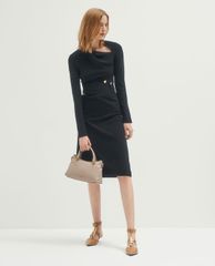 CHARLES & KEITH - Túi đeo vai nữ chữ nhật Double Handle
