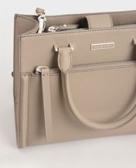 CHARLES & KEITH - Túi xách nữ chữ nhật Double Handle Front Zip Tote