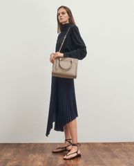 CHARLES & KEITH - Túi xách nữ chữ nhật Double Handle Front Zip Tote