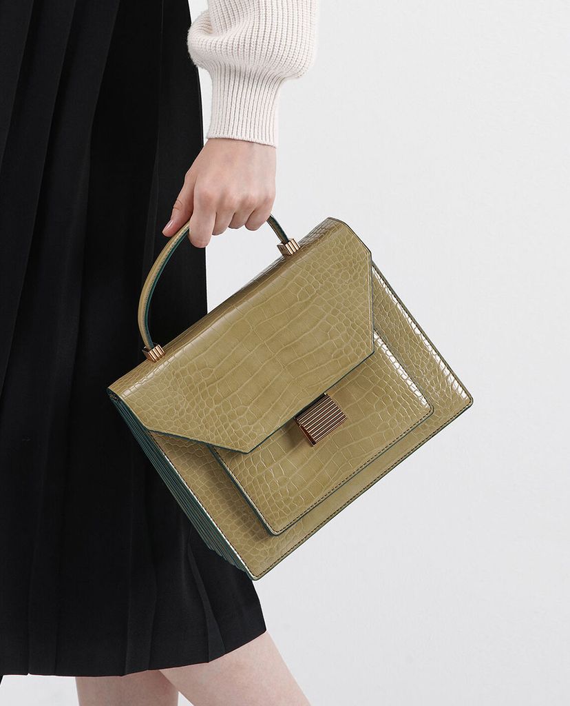 CHARLES & KEITH - Túi xách tay nữ Top Handle