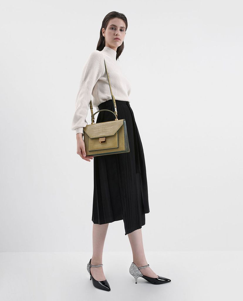 CHARLES & KEITH - Túi xách tay nữ Top Handle