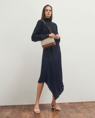 CHARLES & KEITH - Túi đeo chéo nữ tay cầm bằng kim loại thời trang