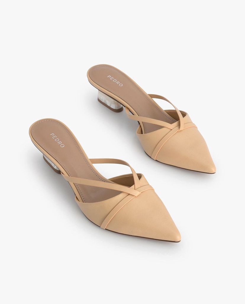 PEDRO - Giày cao gót mũi nhọn Leather Pointed