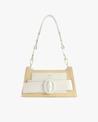 PEDRO - Túi đeo vai nữ hình thang Octagon Buckled Leather