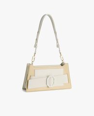 PEDRO - Túi đeo vai nữ hình thang Octagon Buckled Leather