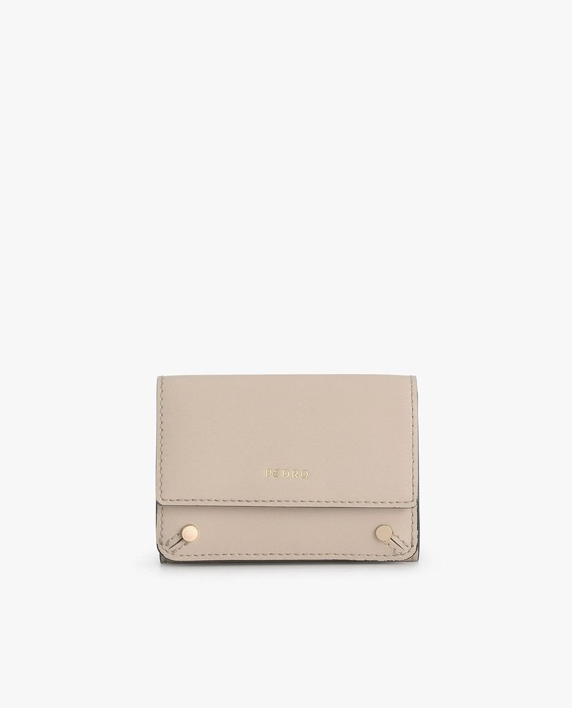 PEDRO - Ví nữ dạng gập Textured Leather Trifold