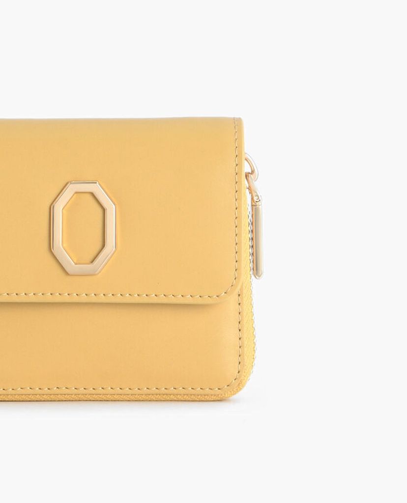 PEDRO - Ví cầm tay nữ phom vuông Leather Bi Fold