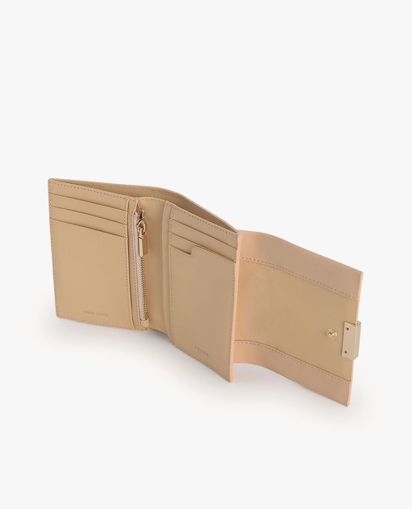 PEDRO - Ví nữ dạng gập Leather Tri Fold