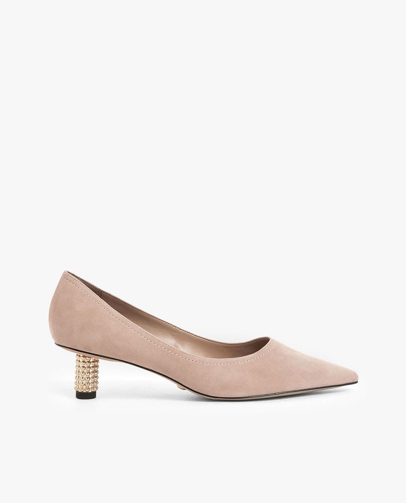 CHARLES & KEITH - Giày cao gót mũi nhọn Embellished Kitten