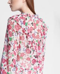 GIGI - Áo kiểu nữ tay dài phom suông Ruffles Shoulder Tied