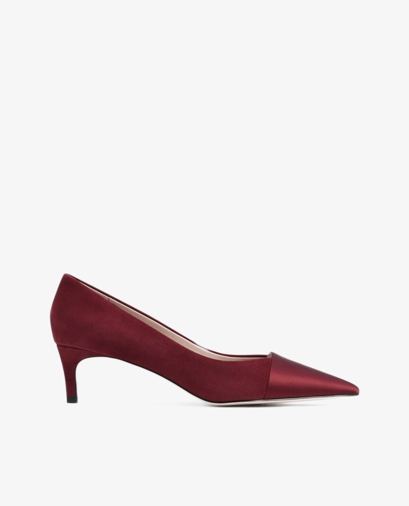 PEDRO - Giày cao gót mũi nhọn Leather Cap Toe