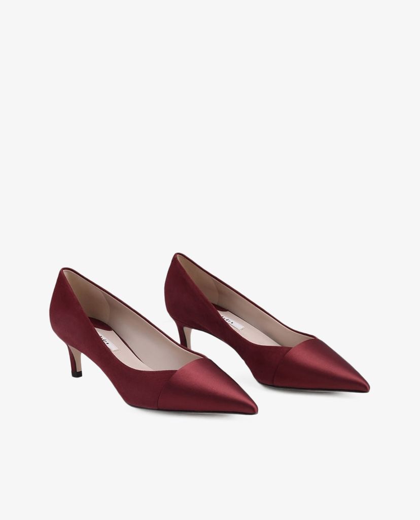 PEDRO - Giày cao gót mũi nhọn Leather Cap Toe