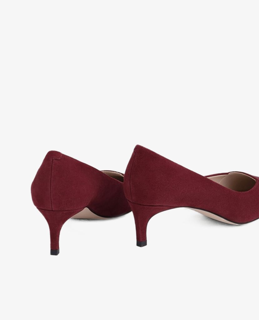 PEDRO - Giày cao gót mũi nhọn Leather Cap Toe