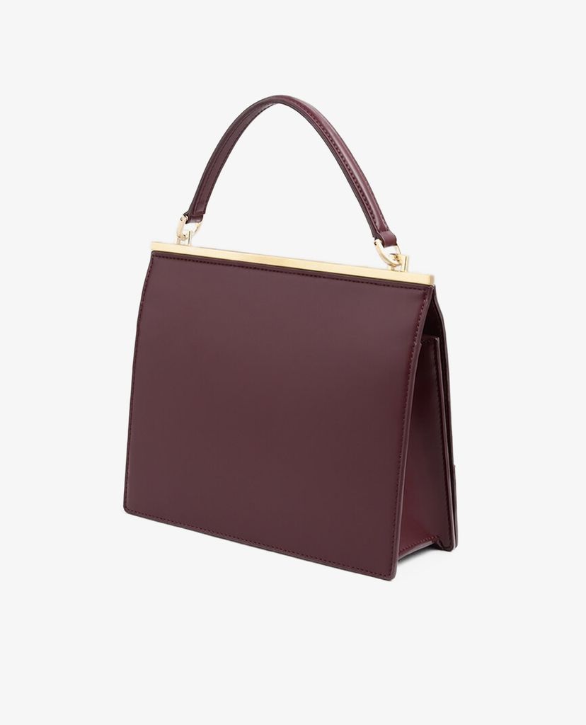 Túi xách tay nữ hình vuông Top Handle Structured