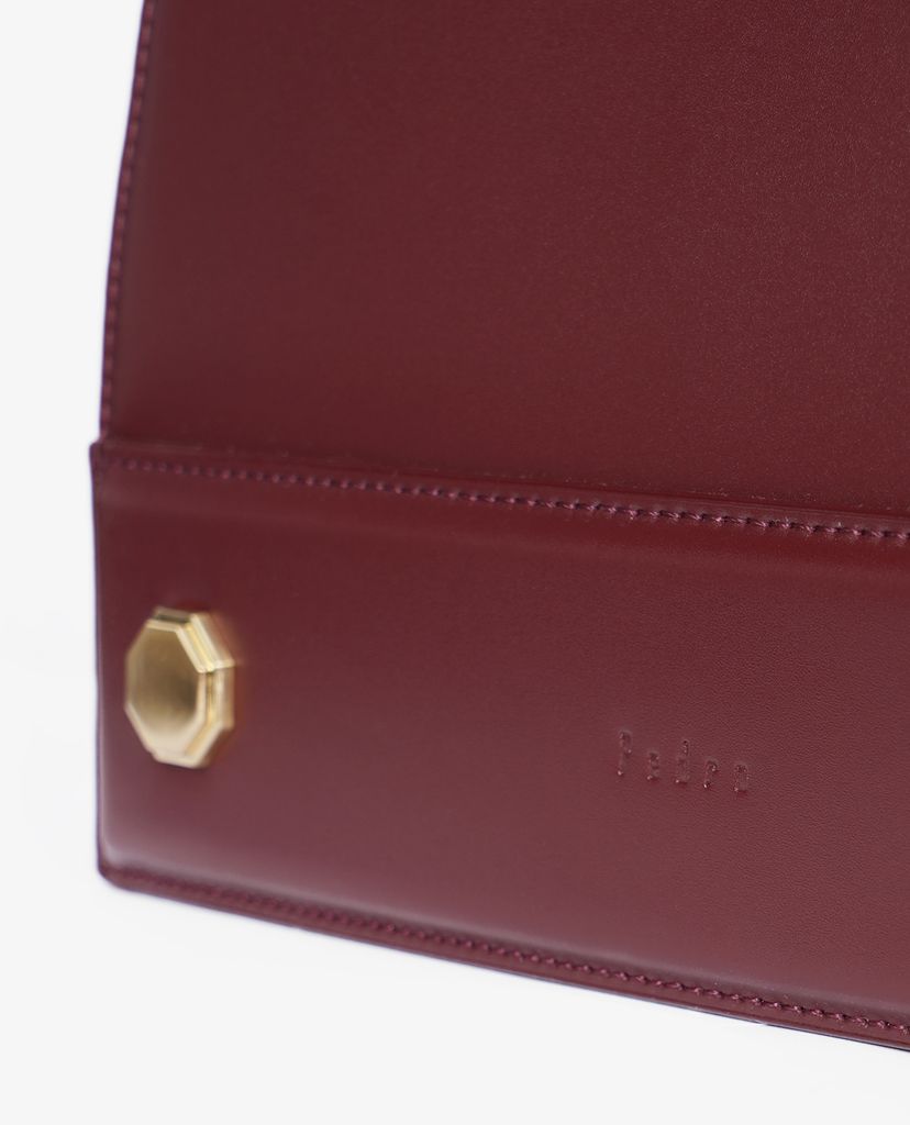 Túi xách tay nữ hình vuông Top Handle Structured