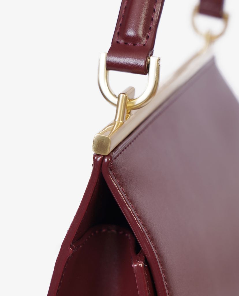 Túi xách tay nữ hình vuông Top Handle Structured