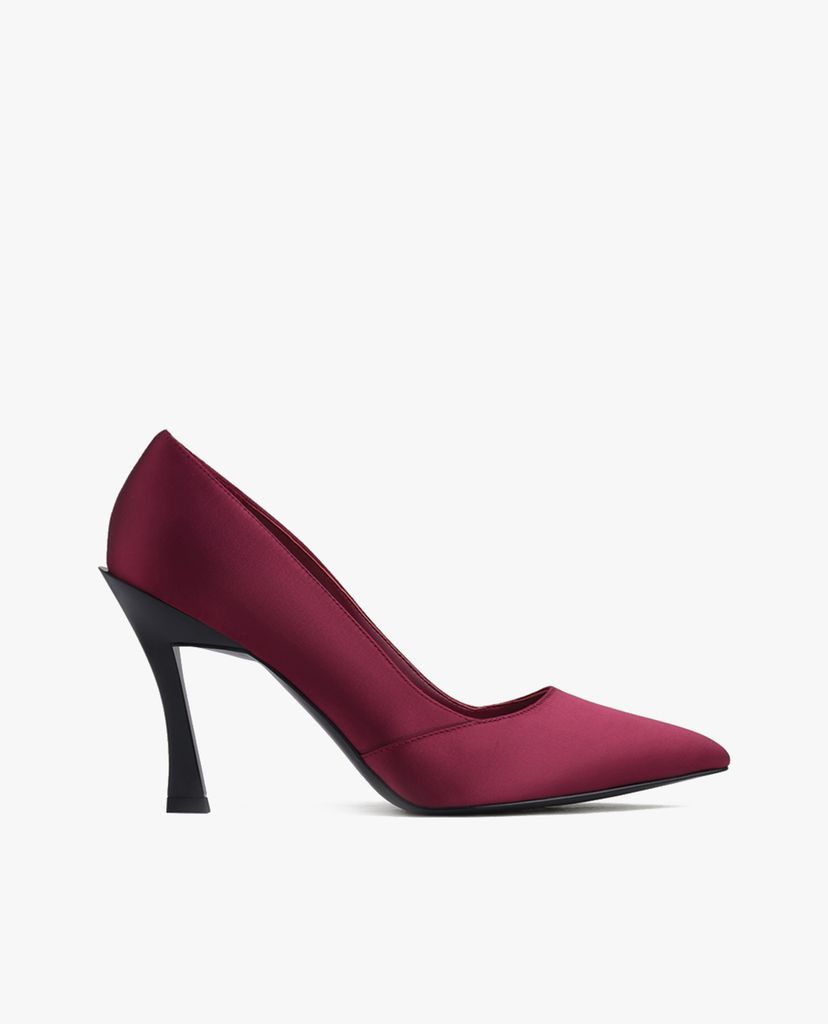 PEDRO - Giày cao gót mũi nhọn Satin Pumps In Curved