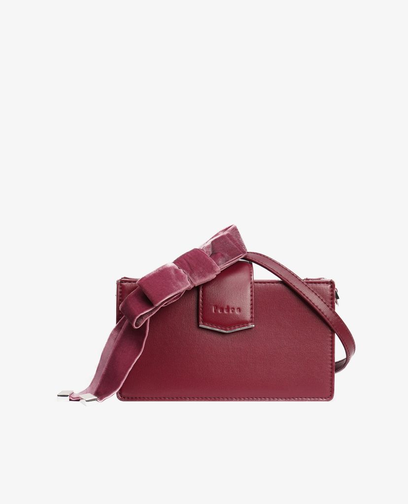 PEDRO - Túi đeo vai Velvet Bow Detail