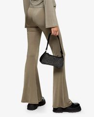 TOPSHOP - Quần kiểu nữ ống loe Khaki Slinky Flare